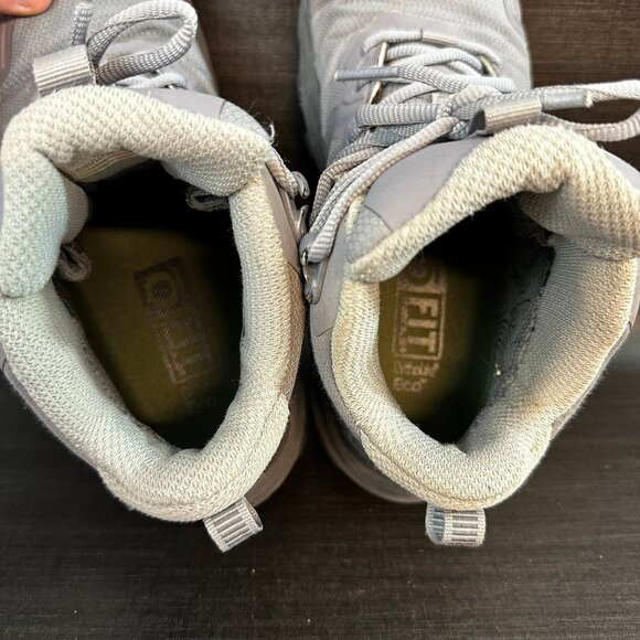 Oboz Katabatic Mid Women’s size 6 Hiking Trail Running Grey Boots waterproof - Picture 9 of 10